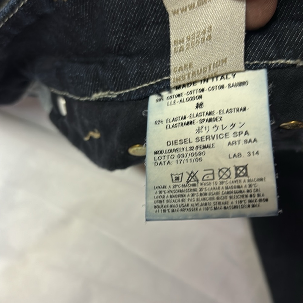 Diesel Women's Black Flared Jeans - Picture 7 of 10